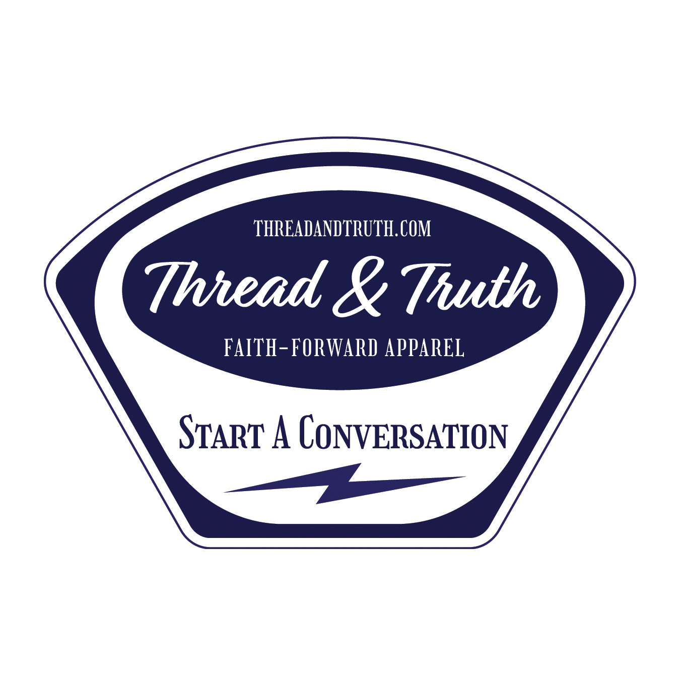 Thread & Truth Sticker
